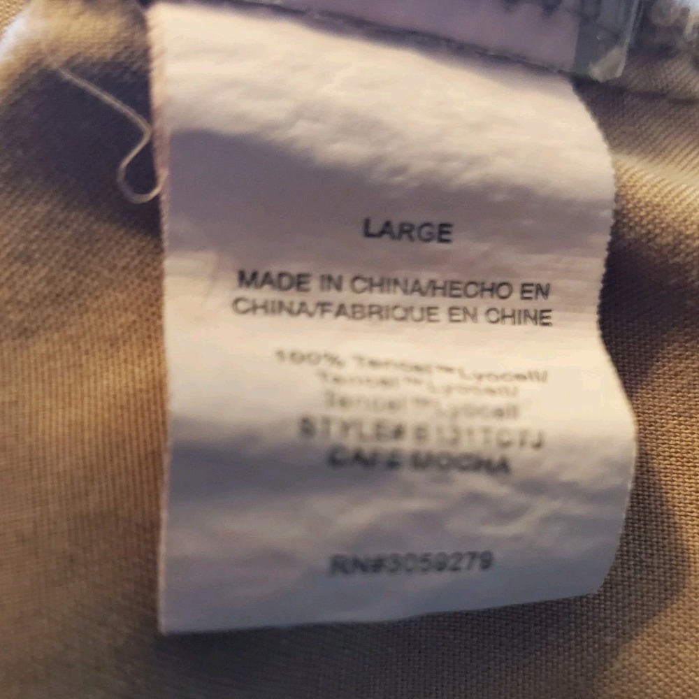 Thread and Supply Tencel Lyocell Cargo Joggers Cafe Mocha Size Medium - Picture 5 of 7